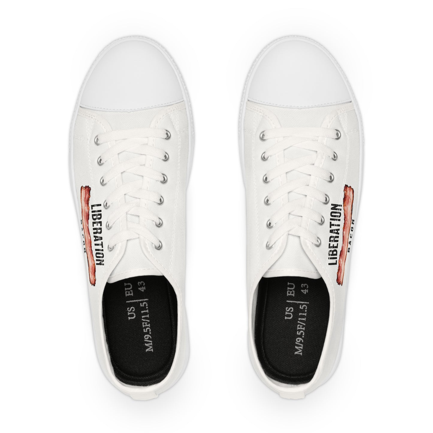 Liberation Bacon Low Top Sneakers – Walk the Line of Freedom